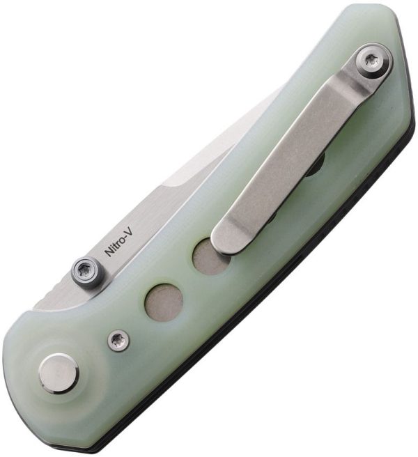 Reate Knives PL-XT Pivot Lock Jade G10 Stonewash
