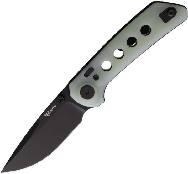 Reate Knives PL-XT Pivot Lock Jade PVD Blade