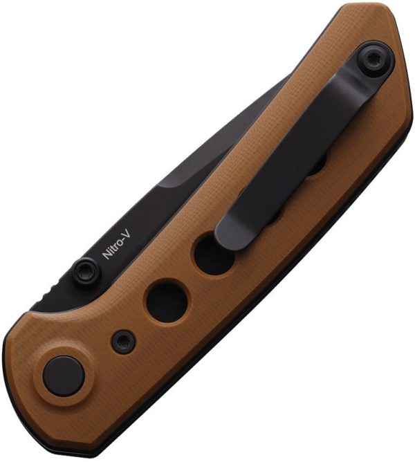 Reate Knives PL-XT Pivot Lock Tan PVD Blade