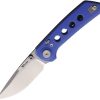Reate Knives PL-XT Pivot Lock Blue G10 Stonewash