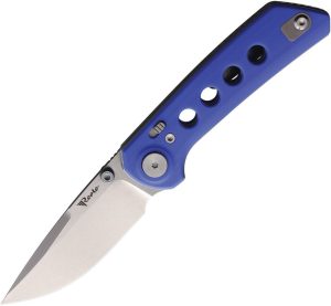 Reate Knives PL-XT Pivot Lock Blue G10 Stonewash