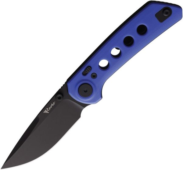 Reate Knives PL-XT Pivot Lock Blue PVD Blade