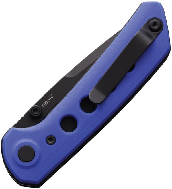 Reate Knives PL-XT Pivot Lock Blue PVD Blade