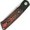Reate Tribute Linerlock M390 Lava Flow Carbon Fiber Folding Knife