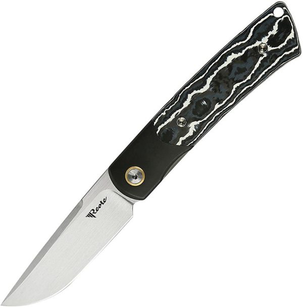 Reate Tribute Linerlock White Storm M390 Folding Knife