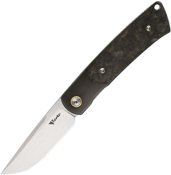 Reate Tribute Linerlock Dark Matter M390 Folding Knife