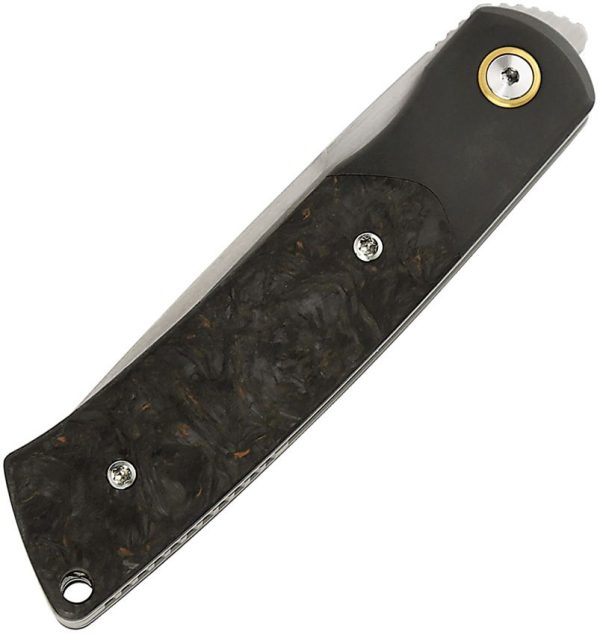 Reate Tribute Linerlock Dark Matter M390 Folding Knife