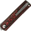 Reate Bushido Linerlock M390 Lava Flow Carbon Fiber Folding Knife