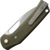 Reate PL-XE Green Micarta Folding Knife Nitro V Stonewash