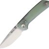 Reate PL-XT Pivot Lock Jade Folding Knife Nitro V Stonewash