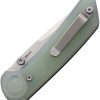 Reate PL-XT Pivot Lock Jade Folding Knife Nitro V Stonewash