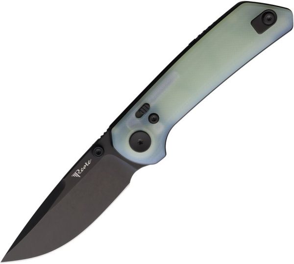 Reate PL-XT Pivot Lock Jade G10 Folding Knife 3" Nitro V