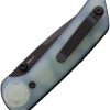 Reate PL-XT Pivot Lock Jade G10 Folding Knife 3" Nitro V