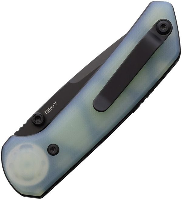 Reate PL-XT Pivot Lock Jade G10 Folding Knife 3" Nitro V