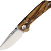 Reate PL-XT Pivot Lock Folding Knife Nitro V Olive Wood