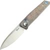 Reate PL-6 Pivot Lock Folding Knife Nitro V Red Micarta
