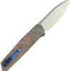 Reate PL-6 Pivot Lock Folding Knife Nitro V Red Micarta