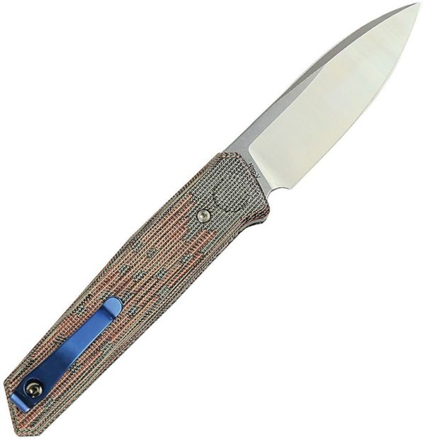 Reate PL-6 Pivot Lock Folding Knife Nitro V Red Micarta