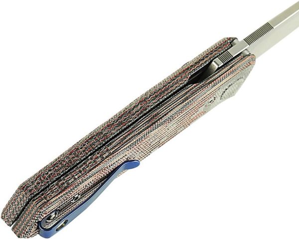 Reate PL-6 Pivot Lock Folding Knife Nitro V Red Micarta