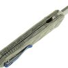 Reate PL-6 Pivot Lock Folding Knife Nitro V Green Micarta