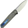 Reate PL-6 Pivot Lock Folding Knife Nitro V Black Micarta