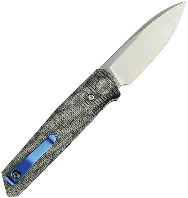 Reate PL-6 Pivot Lock Folding Knife Nitro V Black Micarta