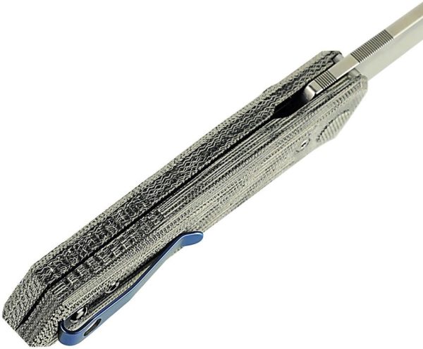 Reate PL-6 Pivot Lock Folding Knife Nitro V Black Micarta