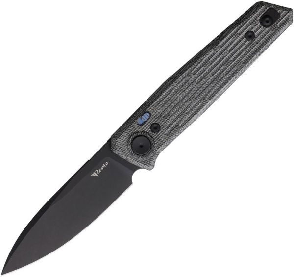 Reate PL-6 Pivot Lock Folding Knife Nitro V Black Micarta