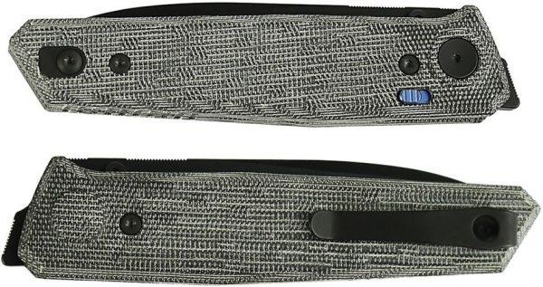 Reate PL-6 Pivot Lock Folding Knife Nitro V Black Micarta