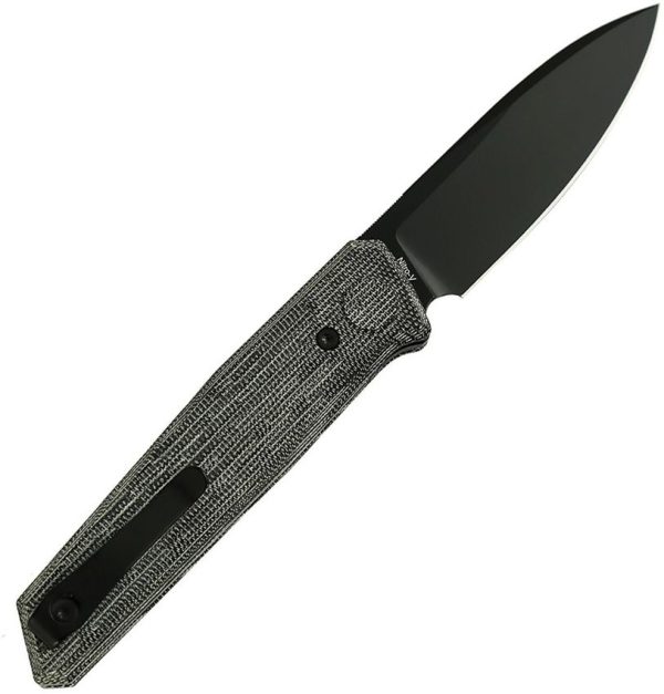 Reate PL-6 Pivot Lock Folding Knife Nitro V Black Micarta