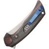 Reate PL-7 Pivot Lock Folding Knife Nitro V Micarta Red Black