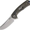Reate PL-7 Folding Knife Nitro V Micarta Green Black Pivot Lock