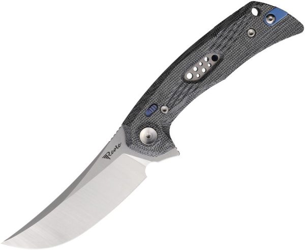 Reate PL-7 Pivot Lock Folding Knife Nitro V Black Micarta