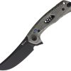 Reate PL-7 Folding Knife Nitro V Black Micarta Pivot Lock