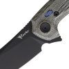 Reate PL-7 Folding Knife Nitro V Black Micarta Pivot Lock