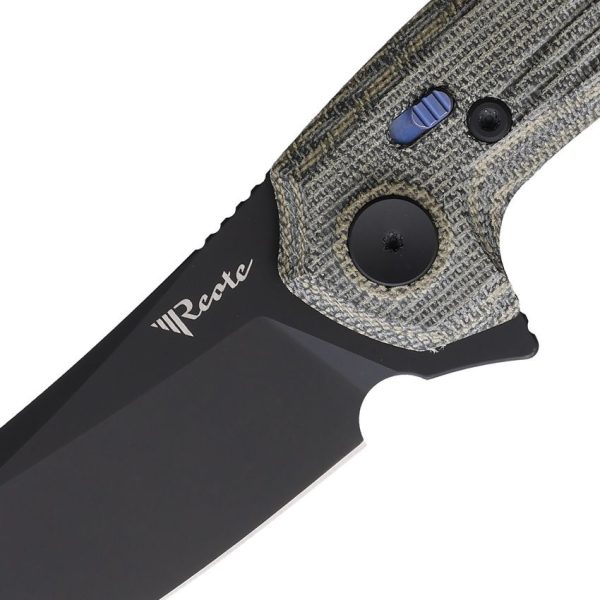 Reate PL-7 Folding Knife Nitro V Black Micarta Pivot Lock