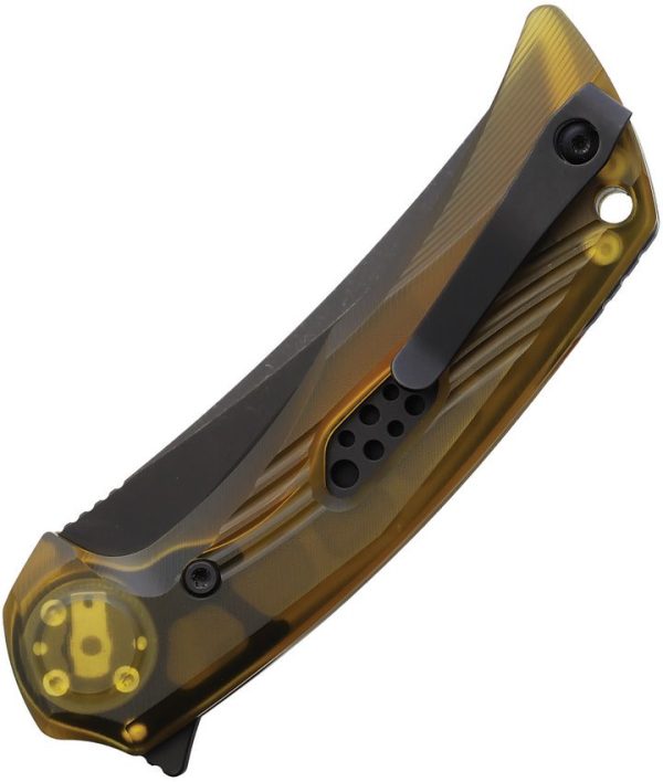 Reate PL-7 Pivot Lock Folding Knife Nitro V Ultem Black