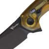 Reate PL-7 Pivot Lock Folding Knife Nitro V Ultem Black