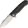 Reate 9D-V2 Framelock Folding Knife 154CM Carbon Fiber Black