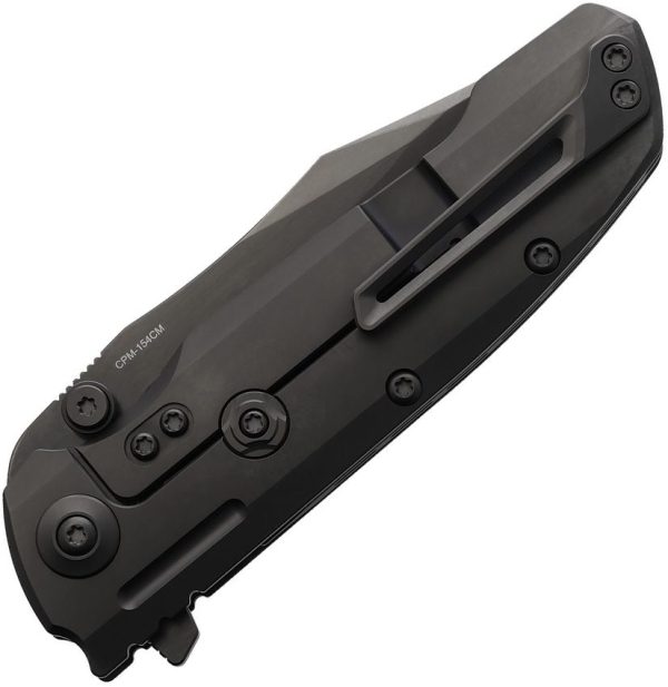 Reate 9D-V2 Framelock Folding Knife 154CM Black DLC Carbon Fiber