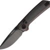 Reate PL-XT Pivot Lock - Damascus Micarta