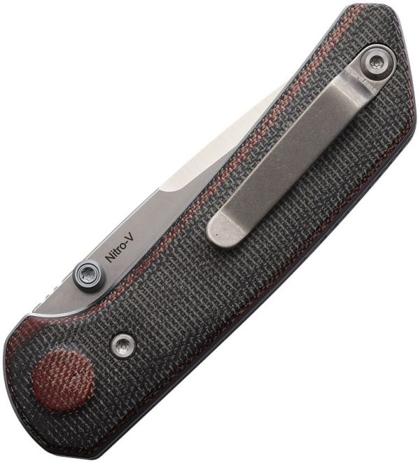 Reate PL-XT Pivot Lock - Nitro V Micarta