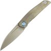 Reate VK Anub Framelock Folding Knife Elmax Titanium Gray