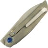 Reate VK Anub Framelock Folding Knife Elmax Titanium Gray