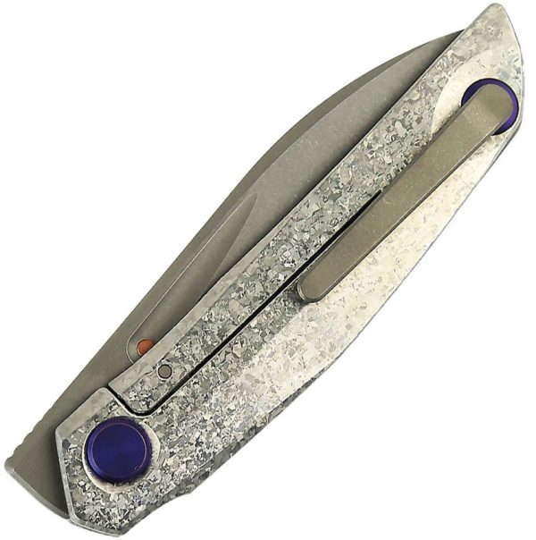 Reate VK Anub Framelock - Crystalized Titanium