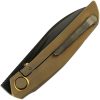 Reate VK Anub Bronze Titanium Folding Knife Elmax Steel