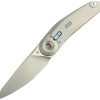 Reate VK Tron M390 Titanium Folding Knife Gray EDC
