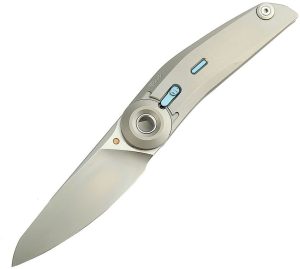 Reate VK Tron M390 Titanium Folding Knife Gray EDC