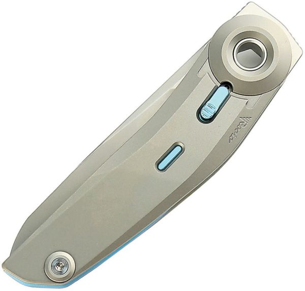 Reate VK Tron M390 Titanium Folding Knife Gray EDC