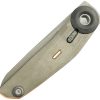 Reate VK Tron M390 Titanium Folding Knife Dark Stonewash